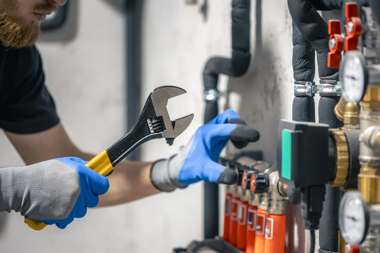 Réseaux avant fermeture des cloisons